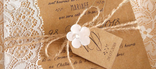 Faire part de mariage