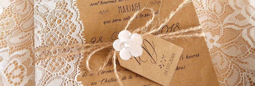 Faire part de mariage